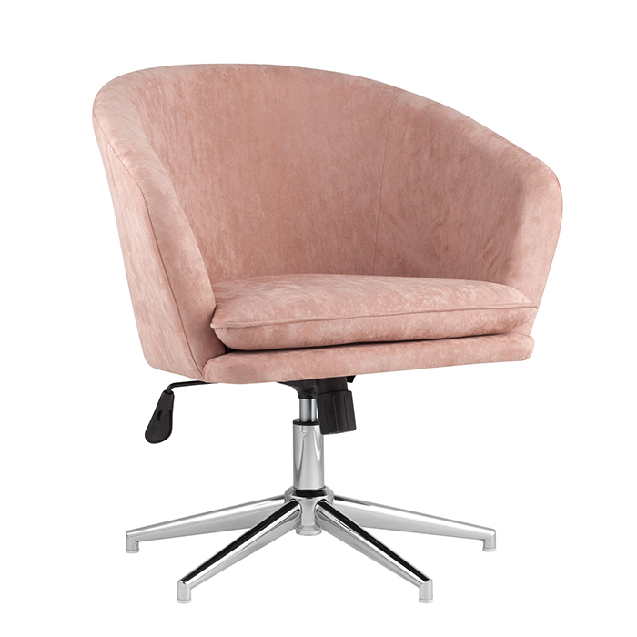 Кресло регулируемое Харис замша пыльно-розовый Stool Group HARRIS HY-78