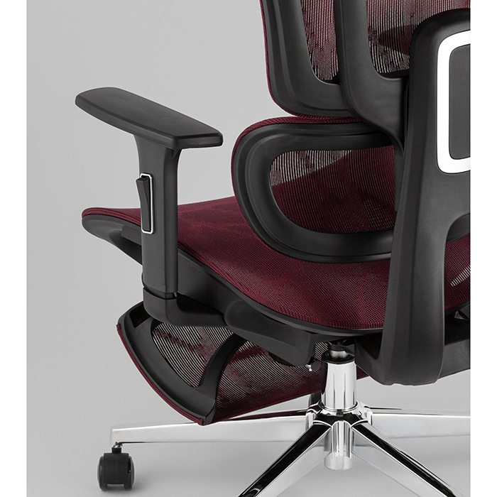 Кресло офисное TopChairs Nimbus бордовый Stool Group YF-W938A bl.sh. ST982-11 wine red