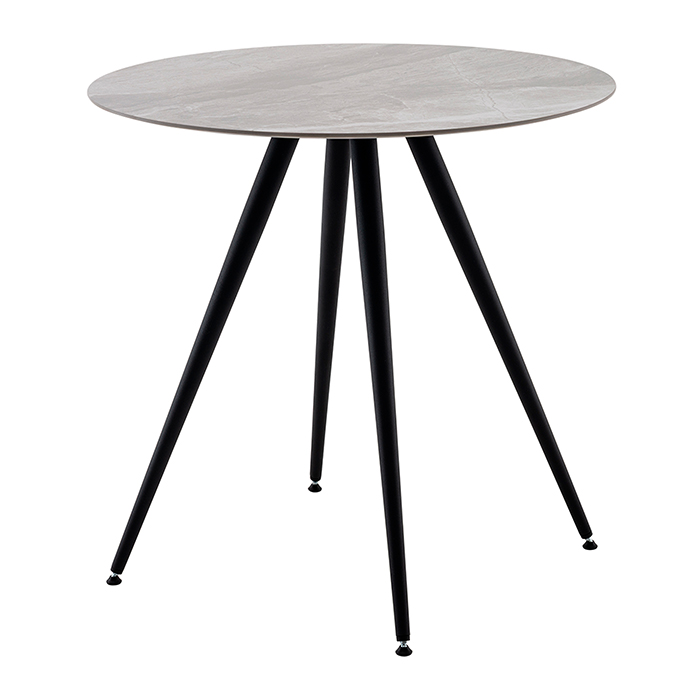 Стол Ники круглый керамика Italian light grey D80 Stool Group vd-niki-ilg-800