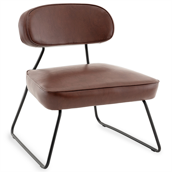 Кресло Kate экокожа бордово-коричневый Stool Group AV 336-Pbor-br-9005