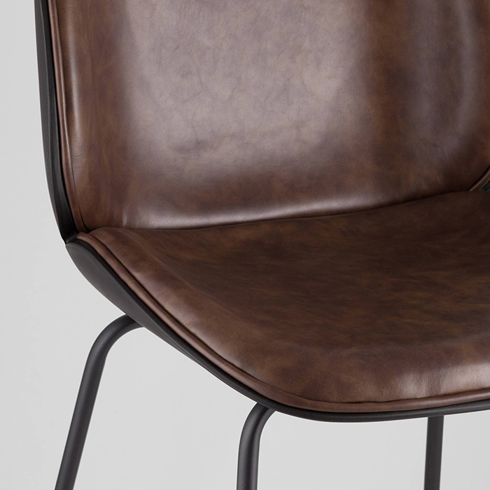 Стул барный Турин коричневый экокожа Stool Group 9329C BROWN