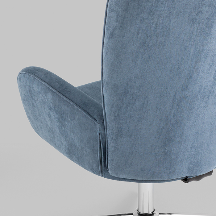 Кресло регулируемое Филадельфия замша глубокий синий NC Stool Group FUCHS HY-20-5218