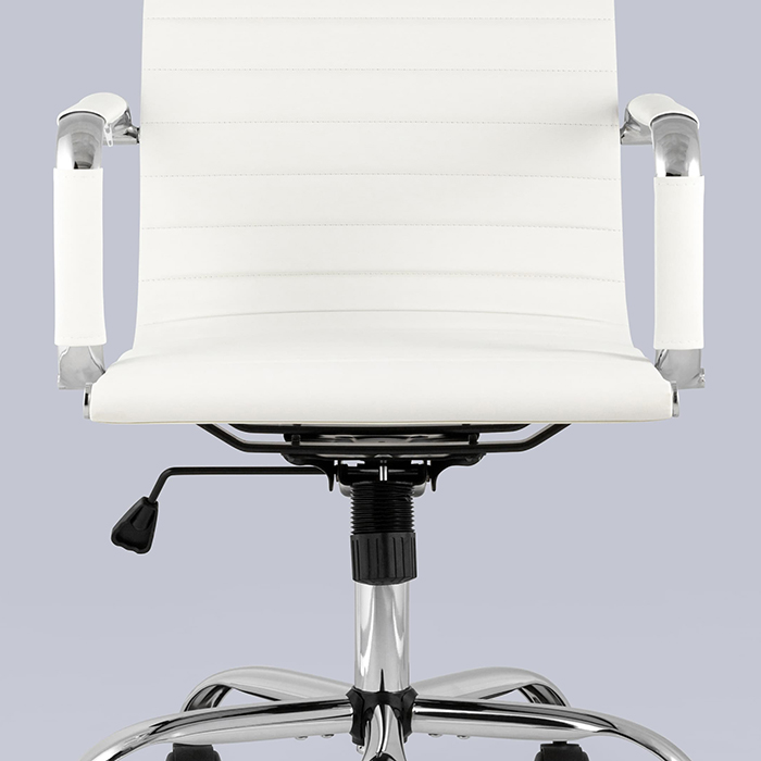 Кресло офисное TopChairs City белый Stool Group D-101 white