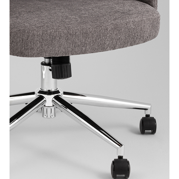 Кресло офисное TopChairs Neoma тёмно-серый Stool Group YF-0515 ZE119A-15 dark grey