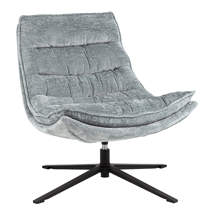 Кресло-лаунж Lazy серый Stool Group DM7658 BMG845-602 L.blue