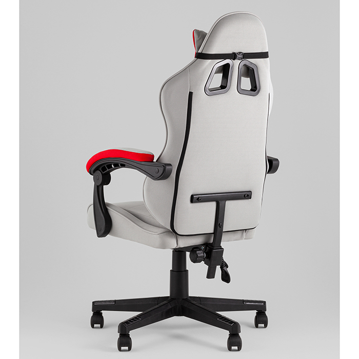 Кресло игровое TopChairs Phantom серо-красный Stool Group GF-D80 TT704+TT703