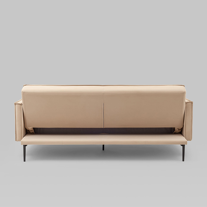 Диван прямой Кассель велюр бежевый Stool Group vd-cassel-vl18