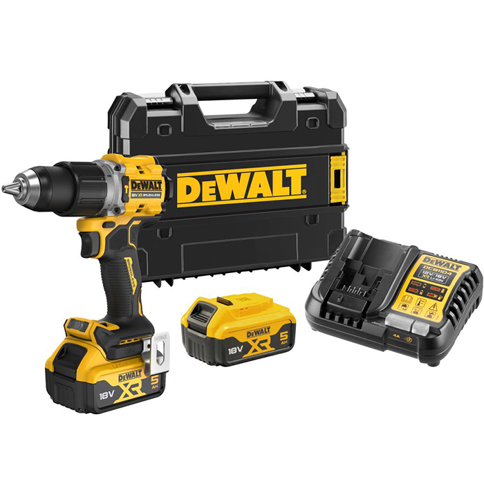 Дрель-шуруповерт ударная аккумуляторная DeWalt DCD805P2T-QW