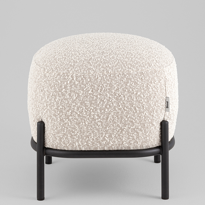 Пуф Стоун букле молочный Stool Group vd-pf-stone-milk