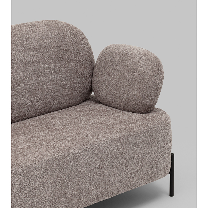 Диван Кэнди букле капучино Stool Group vd-dv-candy-cm20