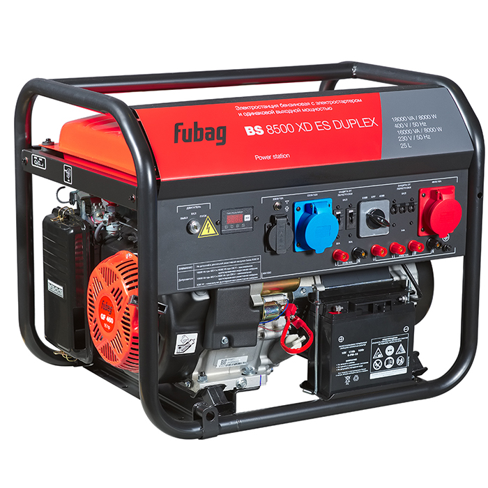 Генератор бензиновый BS 8500 XD ES DUPLEX Fubag 641090