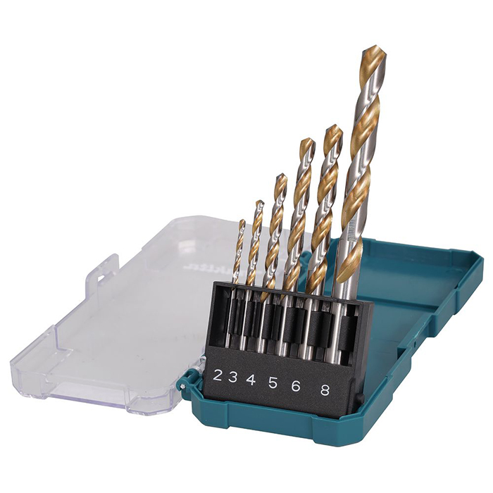 Набор сверл по металлу HSS-TiN (6 шт) Makita D-77241