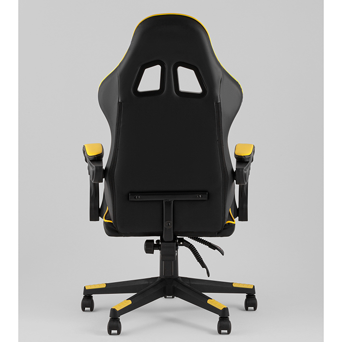 Кресло игровое TopChairs Shadow чёрно-жёлтый Stool Group GF-8079 black+yellow