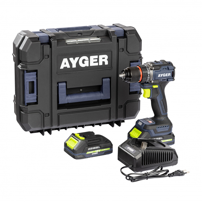Шуруповерт аккумуляторный Ayger AP20BL2-70