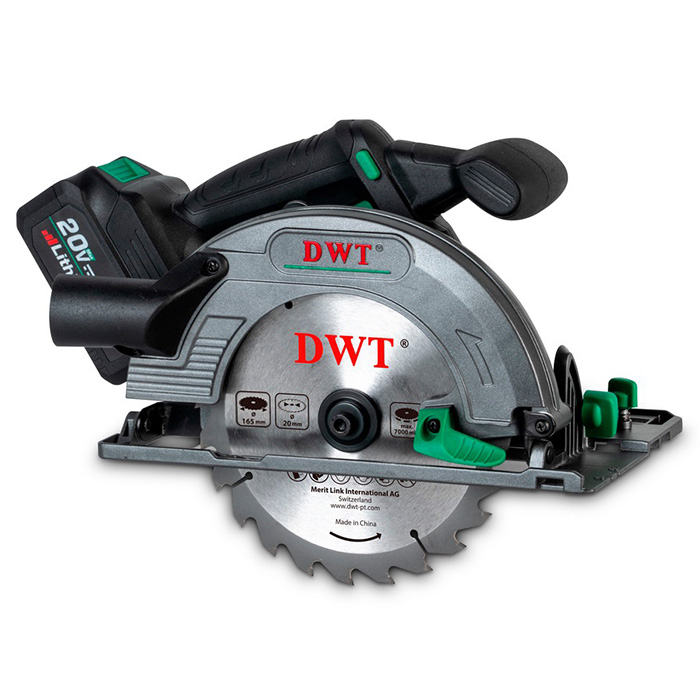 Пила дисковая аккумуляторная DWT AHKP-20-165 DN-4 BMC