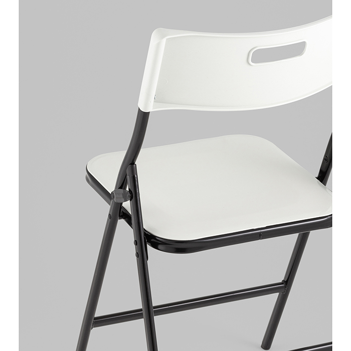 Комплект раскладного стола и стульев белый Stool Group YX-ZFP86 white