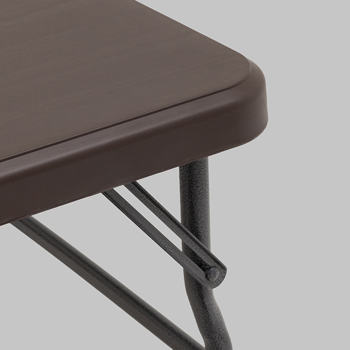 Комплект стола и двух скамеек коричневый Stool Group YX-B113 brown