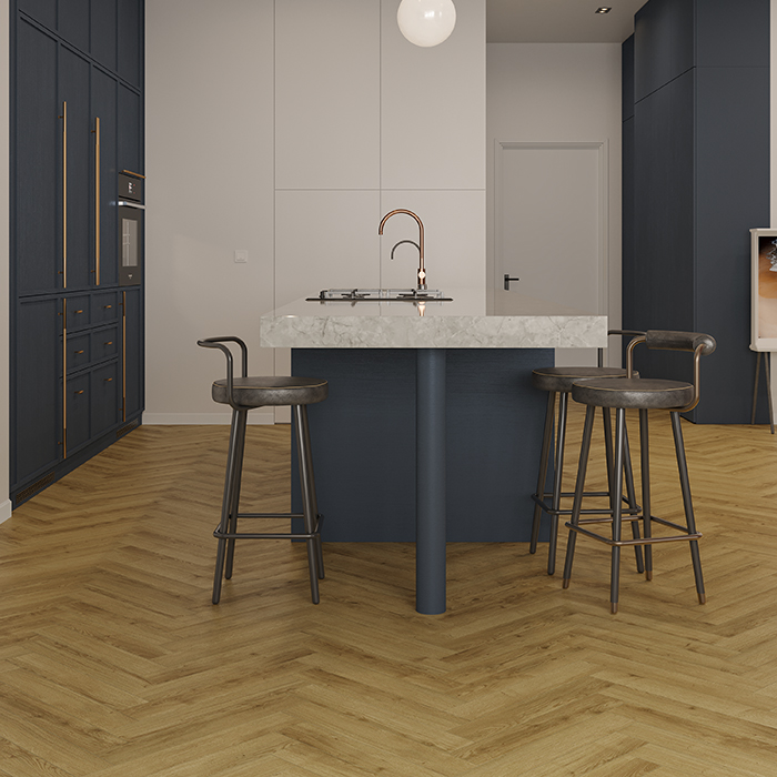 Ламинат Дуб Фанэн Herringbone Elegant Norland LF303-17