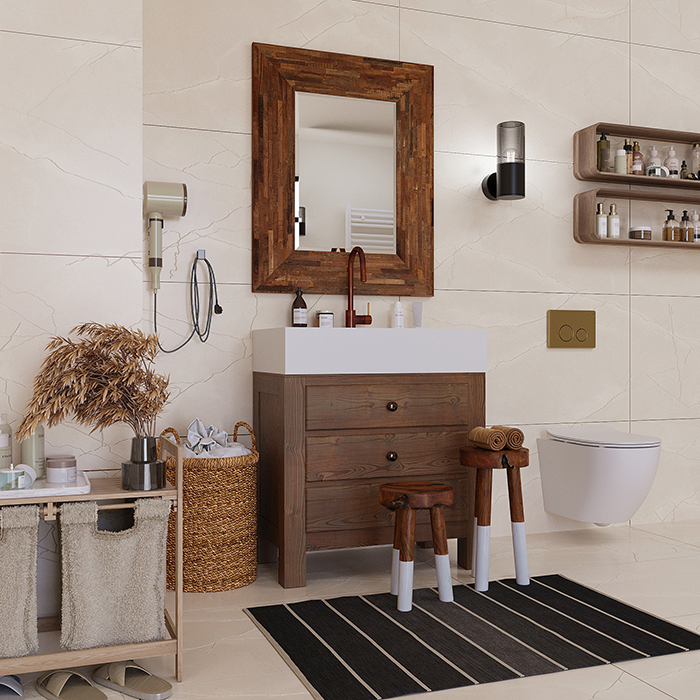 Керамогранит Soft Milk Stone Satin Carving Buono Ceramica SOVL4707V