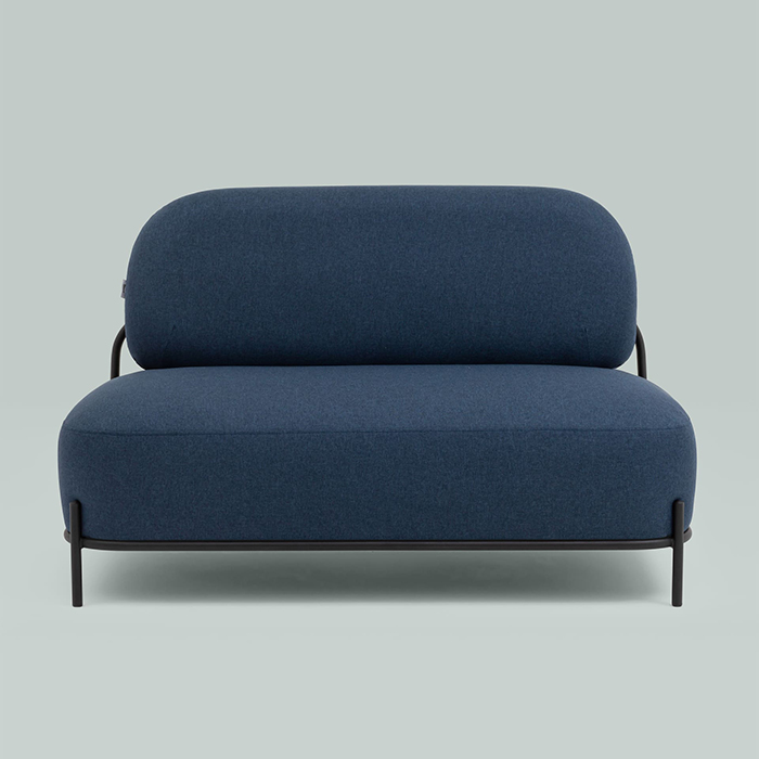 Диван Стоун рогожка синий Stool Group vd-dv-stone-f80