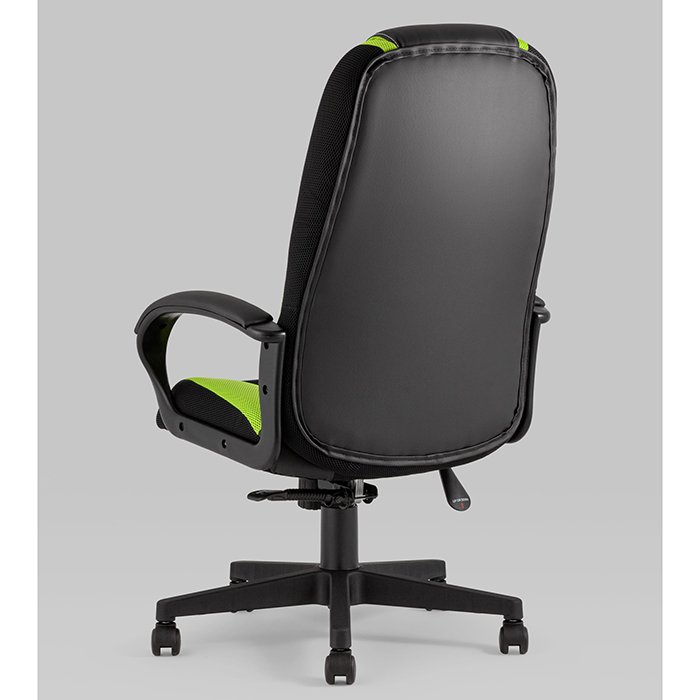 Кресло игровое TopChairs ST-Cyber 9 чёрный/зелёный Stool Group ST-CYBER 9 GREEN