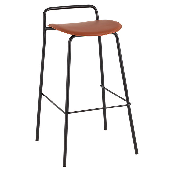 Комплект барных стульев Mantis экокожа коричневый (4 шт) Stool Group 9083T brown X4