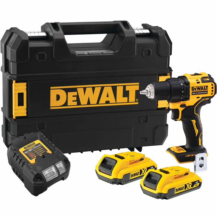 Дрель-шуруповерт аккумуляторная DeWalt DCD708D2T-QW