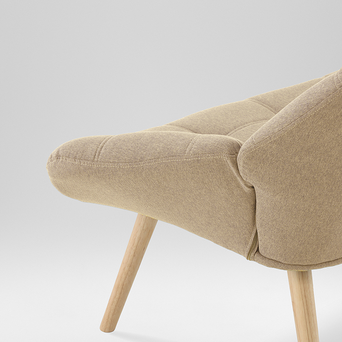 Кресло Олби Квадро бежевый Stool Group QH-8927K 875-3 beige