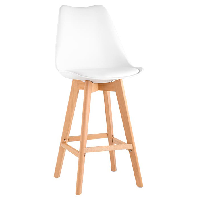 Комплект барных стульев Frankfurt белый (4 шт) Stool Group Y815A-75CM white X4