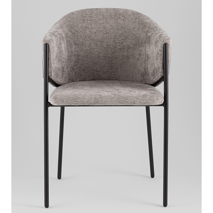 Стул Carmel серый Stool Group DC-3091 3014-17 black legs