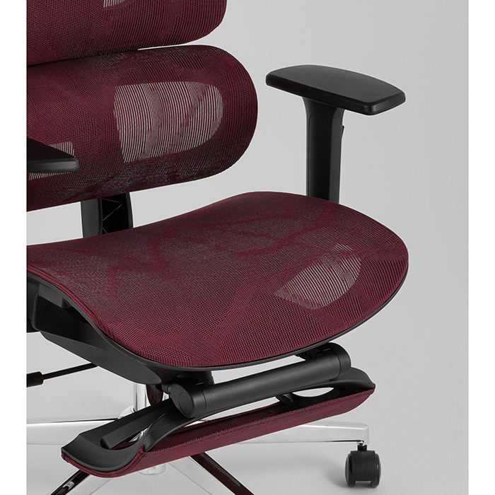 Кресло офисное TopChairs Nimbus бордовый Stool Group YF-W938A bl.sh. ST982-11 wine red