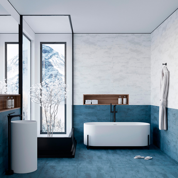 Керамогранит Metallic  Azul NT Ceramic NTT99608M