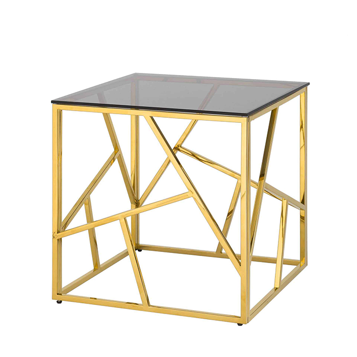 Журнальный столик D55 Арт Деко стекло Stool Group EET-015-TG-SK