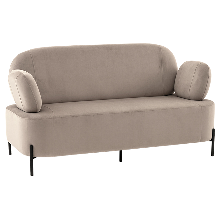 Диван Кэнди велюр светло-серый Stool Group vd-dv-candy-b25