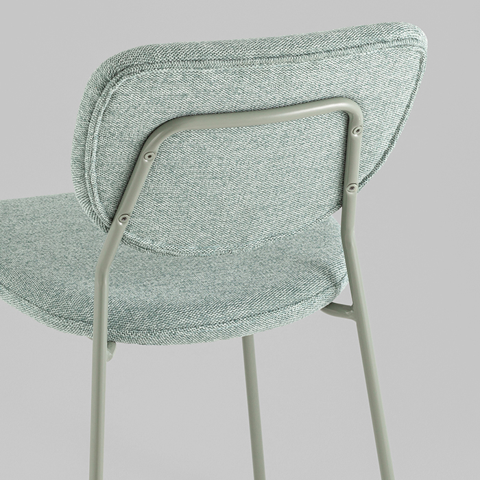 Стул Gigi зелёный Stool Group DRC-9155 URL57-11 Light grey-2
