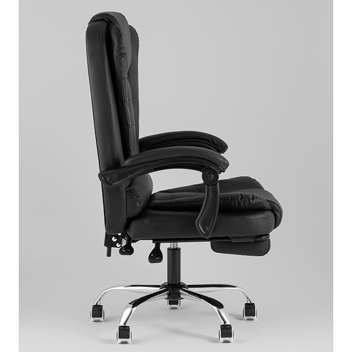 Кресло офисное TopChairs President New чёрный Stool Group D-403-1 black