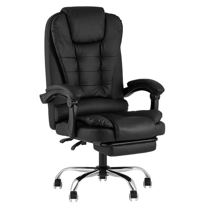 Кресло офисное TopChairs President New чёрный Stool Group D-403-1 black