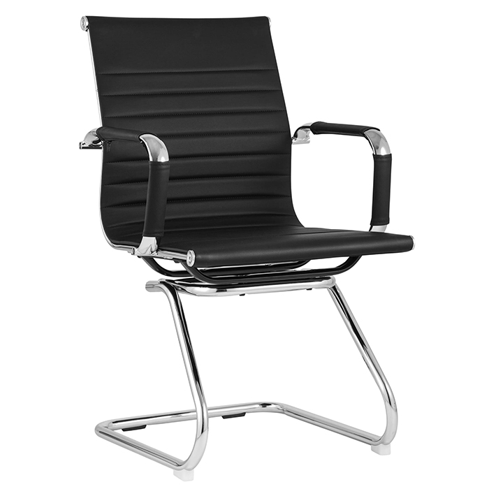 Стул офисный TopChairs Visit чёрный Stool Group D-101L black