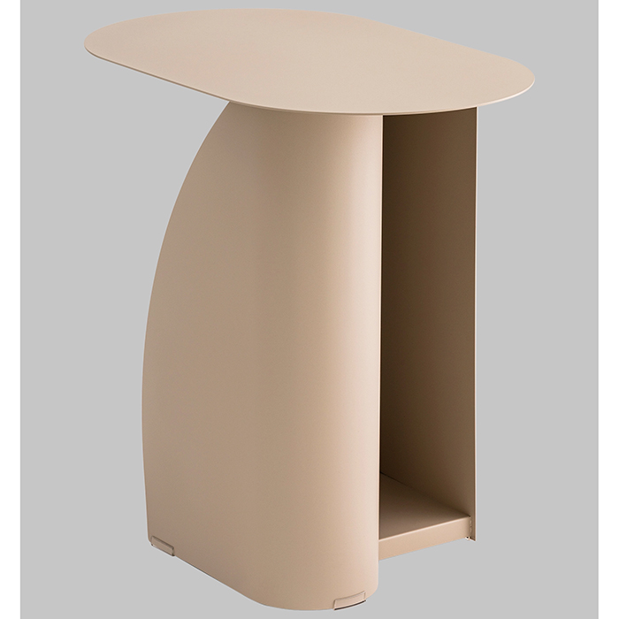 Журнальный столик Yvaine металл бежевый Stool Group MT-104-1 DB-003
