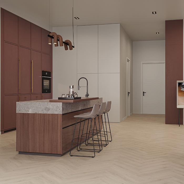 Плитка LVT Elegant Lagom Parquet LVT Norland 1034-08
