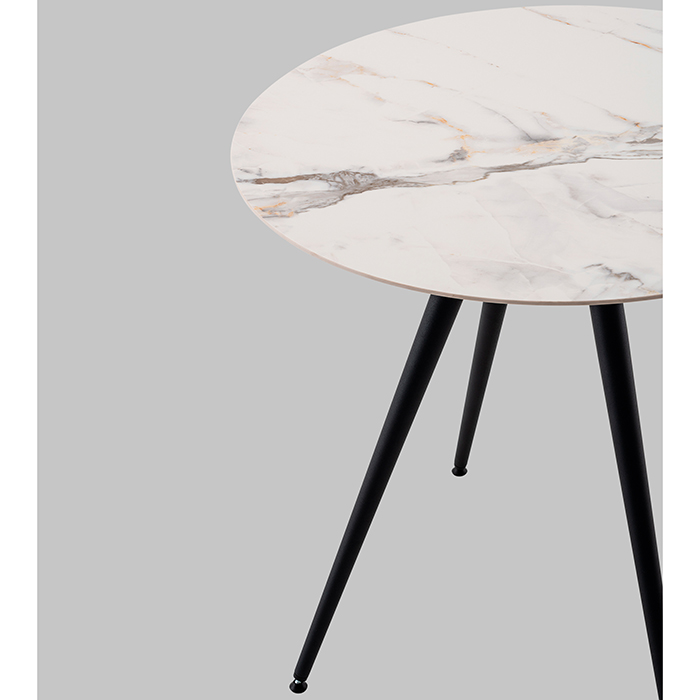 Стол Ники круглый керамика Ice Jade D80 Stool Group vd-niki-ij-800