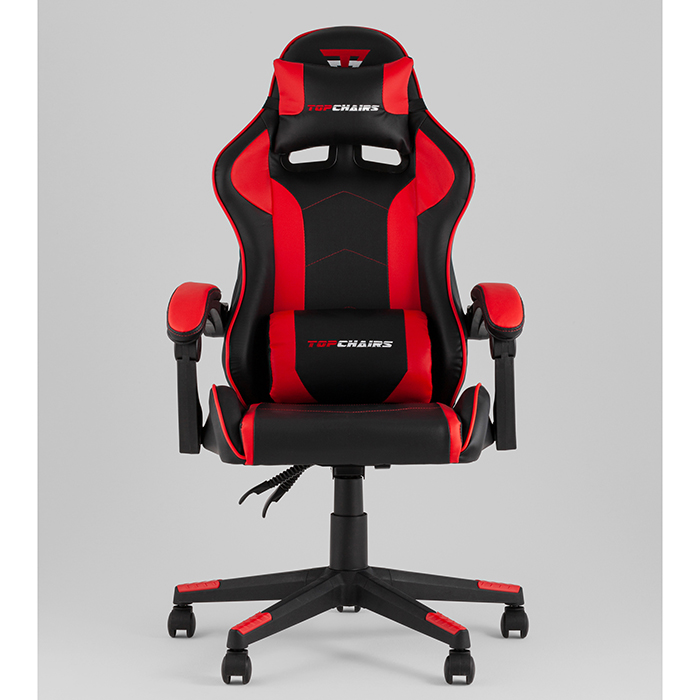 Кресло игровое TopChairs Shadow чёрно-красный Stool Group GF-8079 black+red