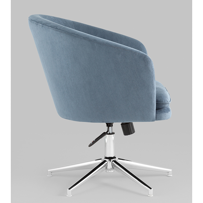 Кресло регулируемое Харис замша синий NC Stool Group HARRIS HY-20-5218
