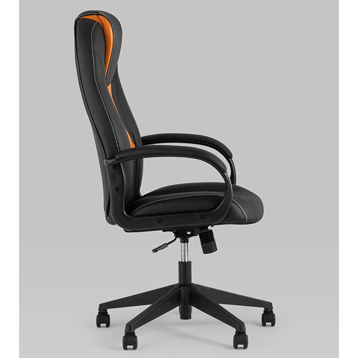 Кресло игровое TopChairs ST-Cyber 8 чёрный/оранжевый Stool Group ST-CYBER 8 ORANGE