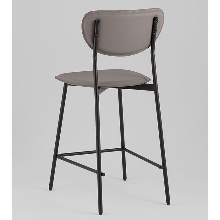 Стул барный Minnie серый Stool Group HPB2318 HAB1-10