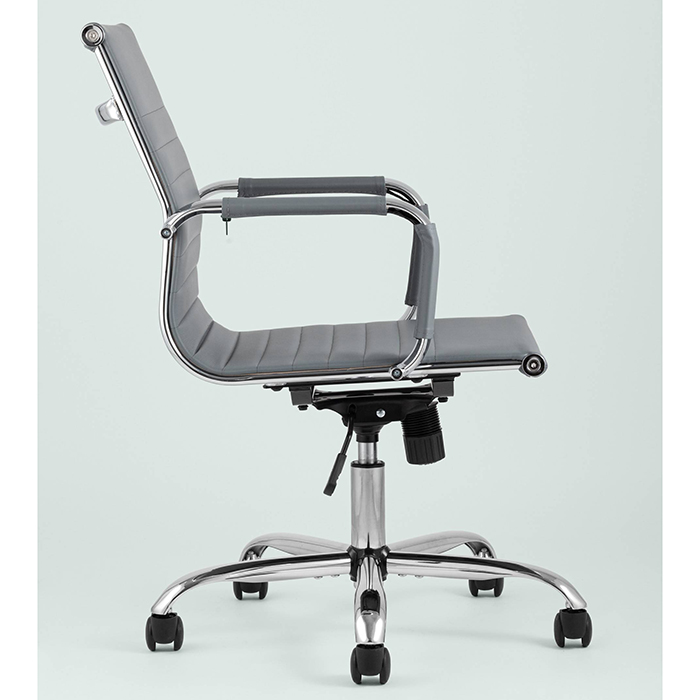 Кресло офисное TopChairs City серый Stool Group D-101 grey