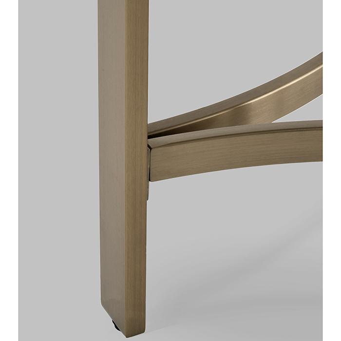 Журнальный столик Адриана D50 светлая керамика Stool Group EET-223-BRCG-BDFL