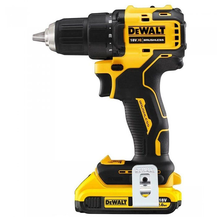 Дрель-шуруповерт аккумуляторная DeWalt DCD708D2T-QW 