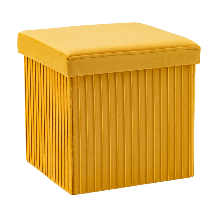 Пуф складной с ящиком Store Square жёлтый Stool Group HS15-F12 V20