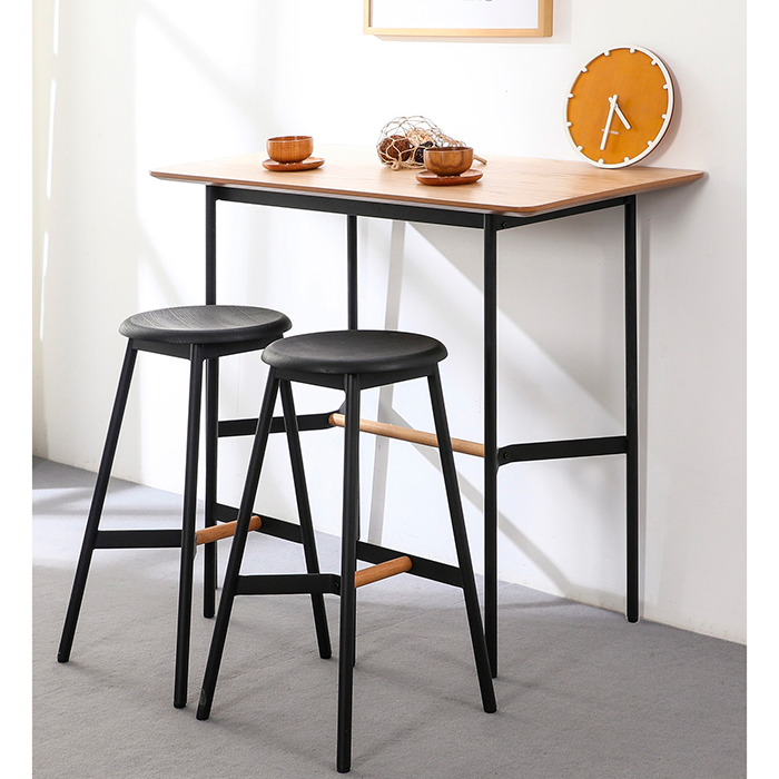 Стул барный Knobb чёрный Stool Group 9117H75 black